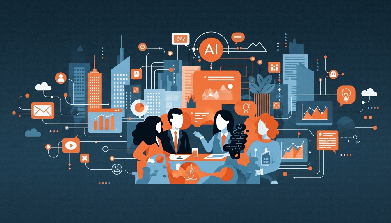 Stakeholder-Workshop „KI als digitale Akteurin“: Gruppenarbeit und Diskussion am Tisch mit Moderationskarten.
