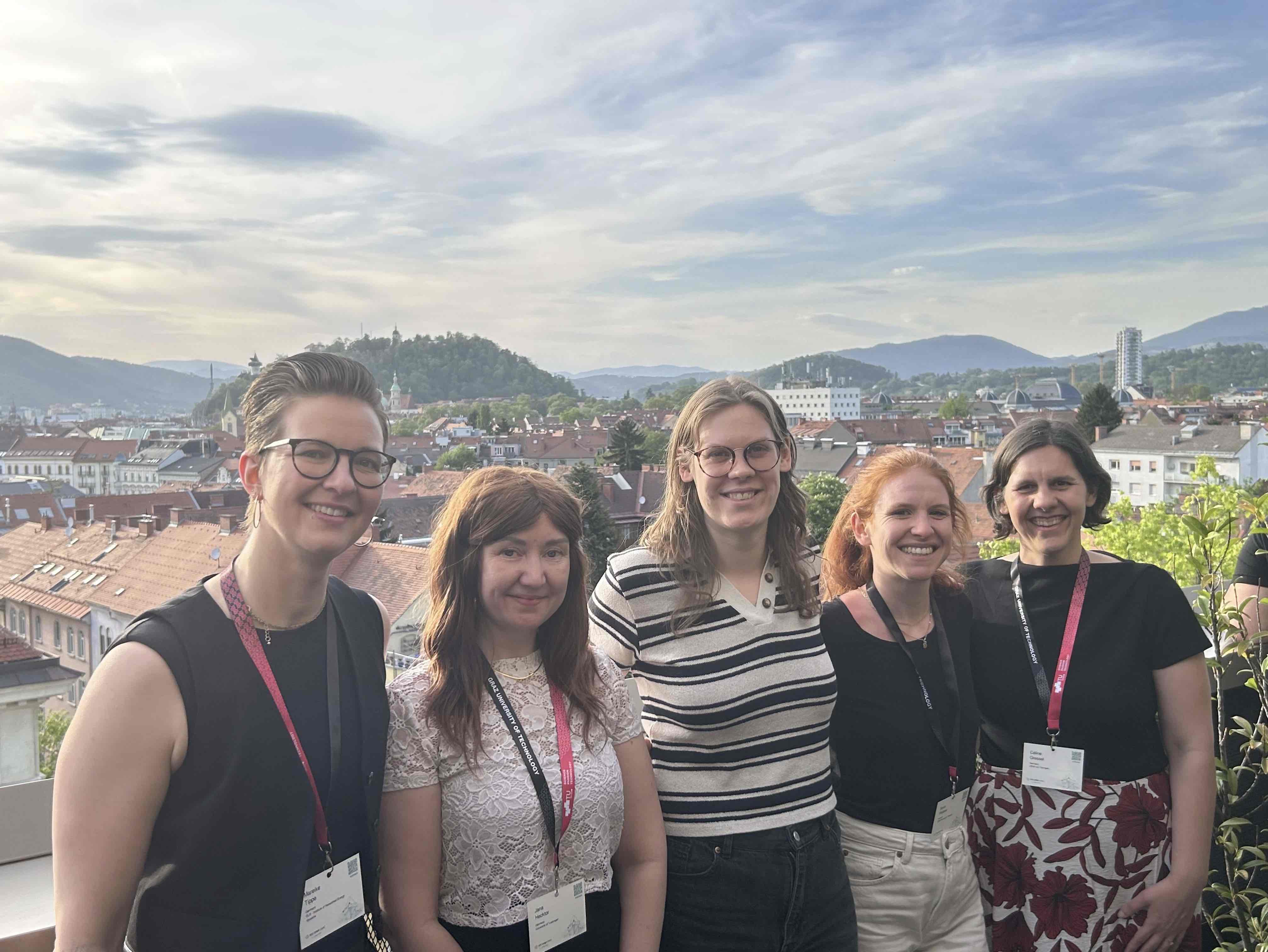 Gruppenfoto der PriBizz-Teilnehmerinnen und -Teilnehmer auf der STS Conference in Graz.